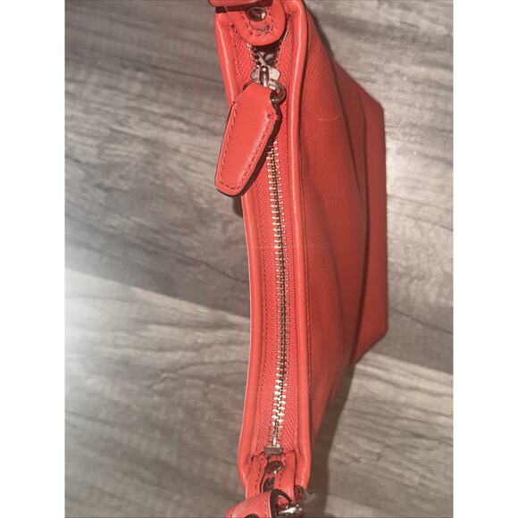 Coach Legacy Leather Mini Duffle Crossbody Bag in Red/Coral 19901 - Picture 9 of 16